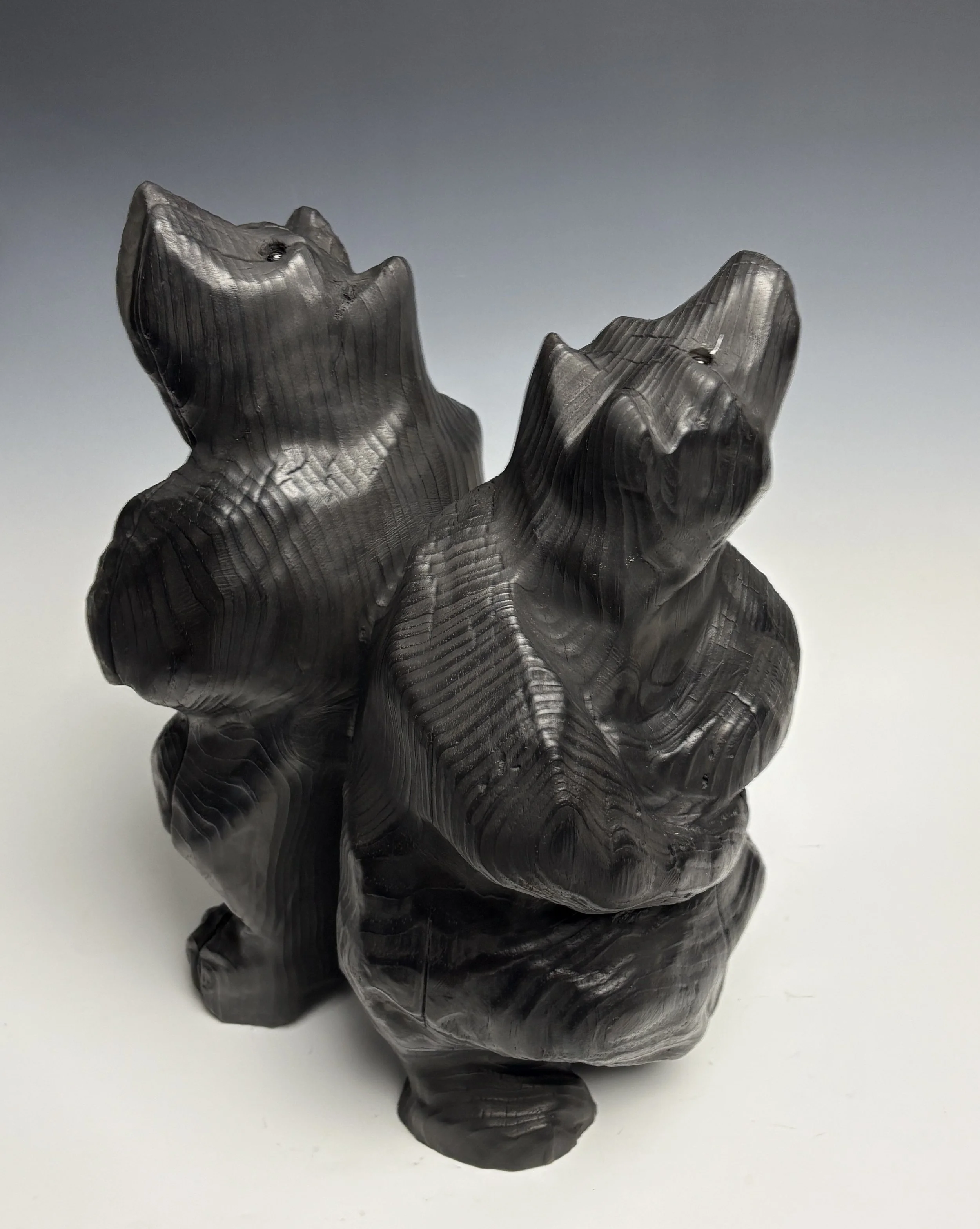 The Disagreement, 2025. White Pine — 14 x 9 in, private collection.