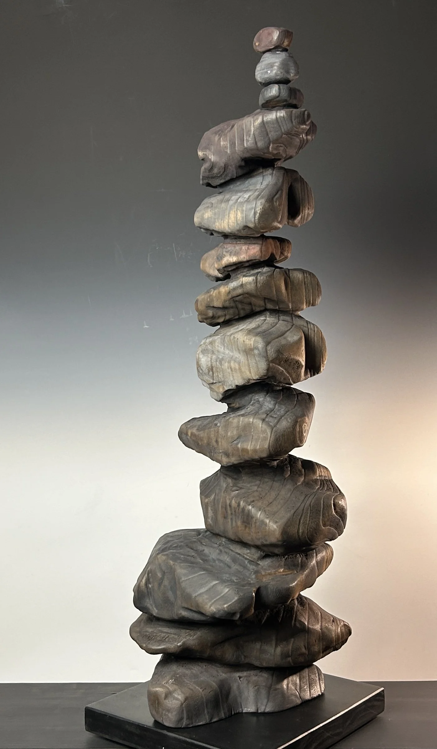 Catharsis, 2024. Paulownia — 29 x 9 in. Private Collection