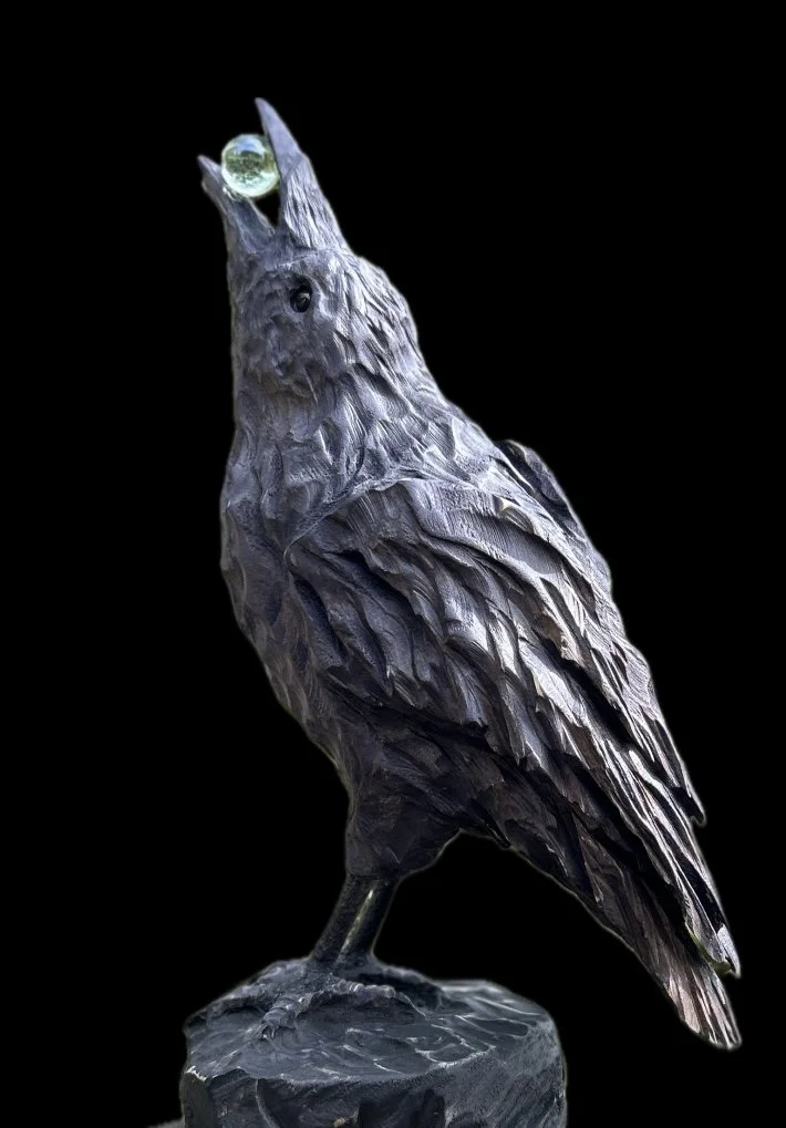 The Gift, 2023. White Pine — 18 x 9 in, private collection.