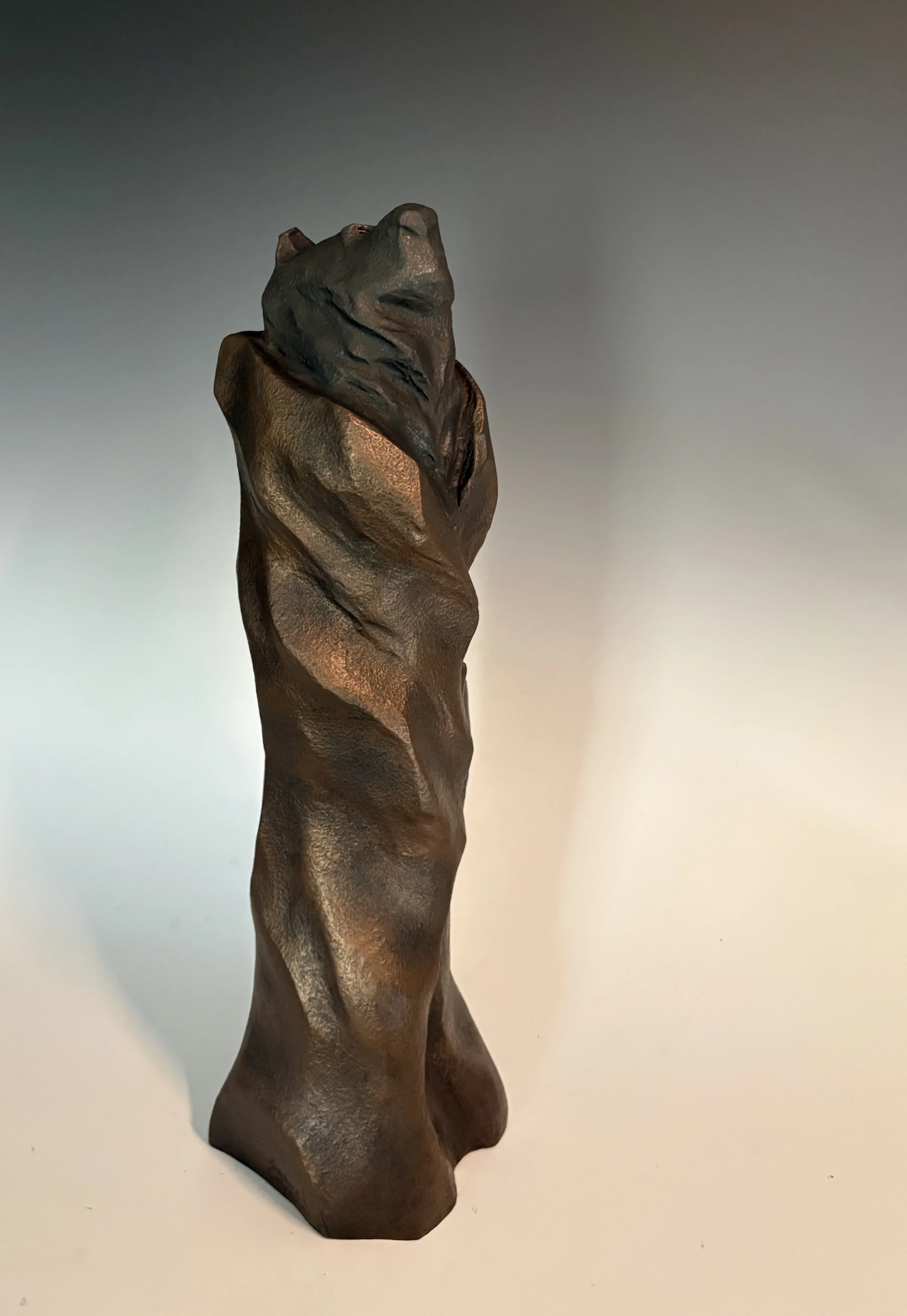 Tall Bear in Long Robe III - 21 x 6 in.