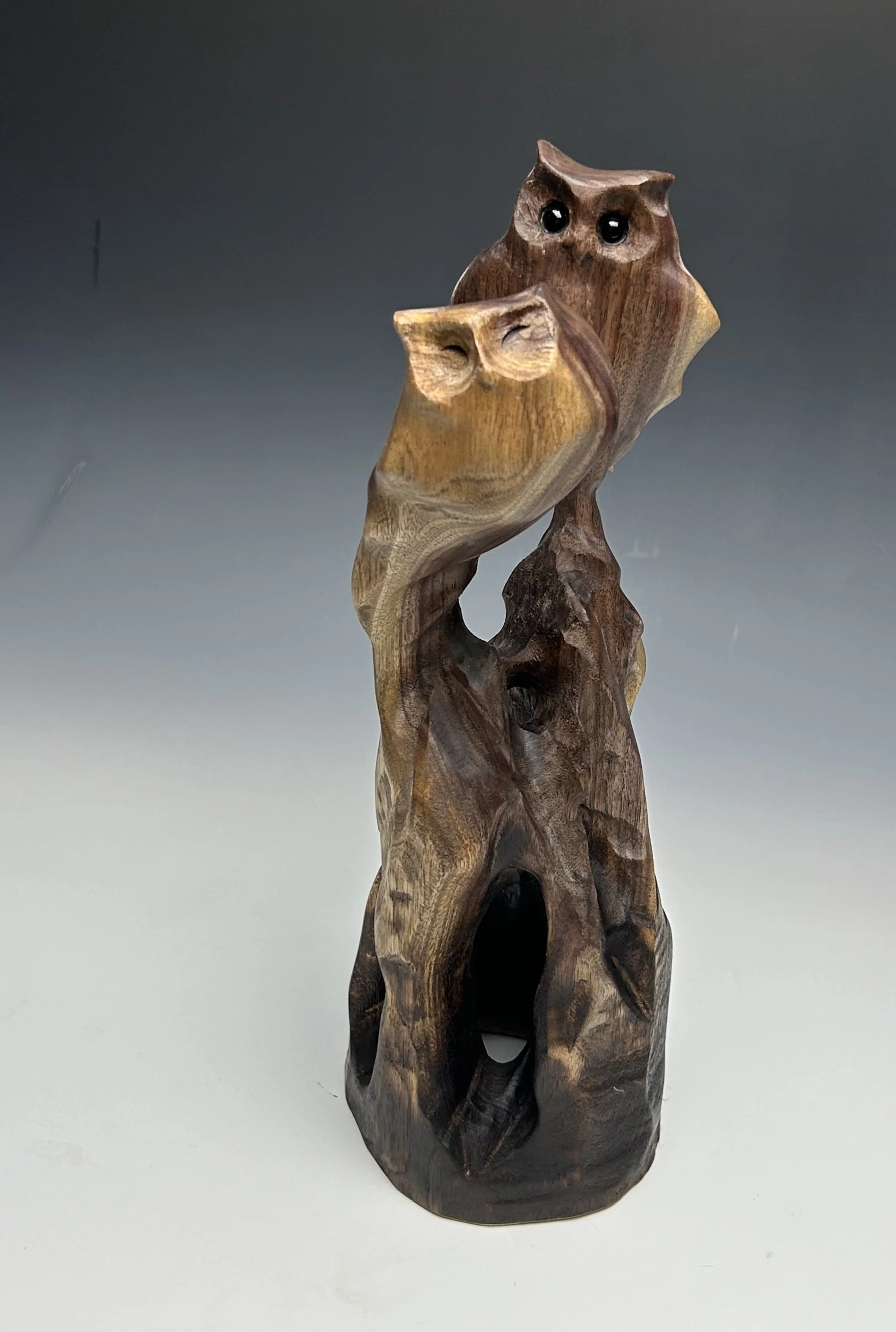 Love Endures VII, 2024. Walnut — 13 x 4 in, private collection.