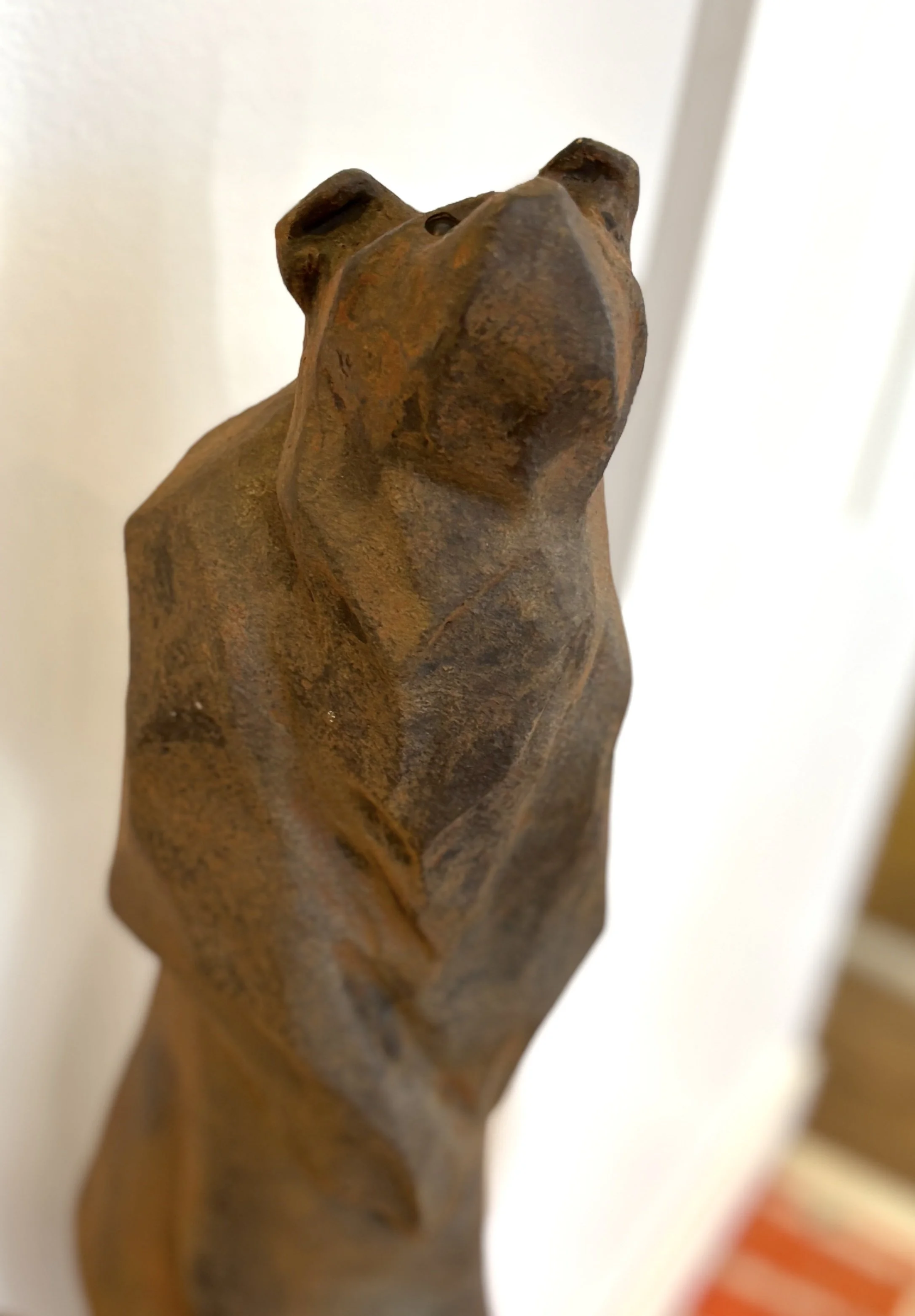 Ursa Altus II — tulip poplar, iron coating, 44 x 7 in.