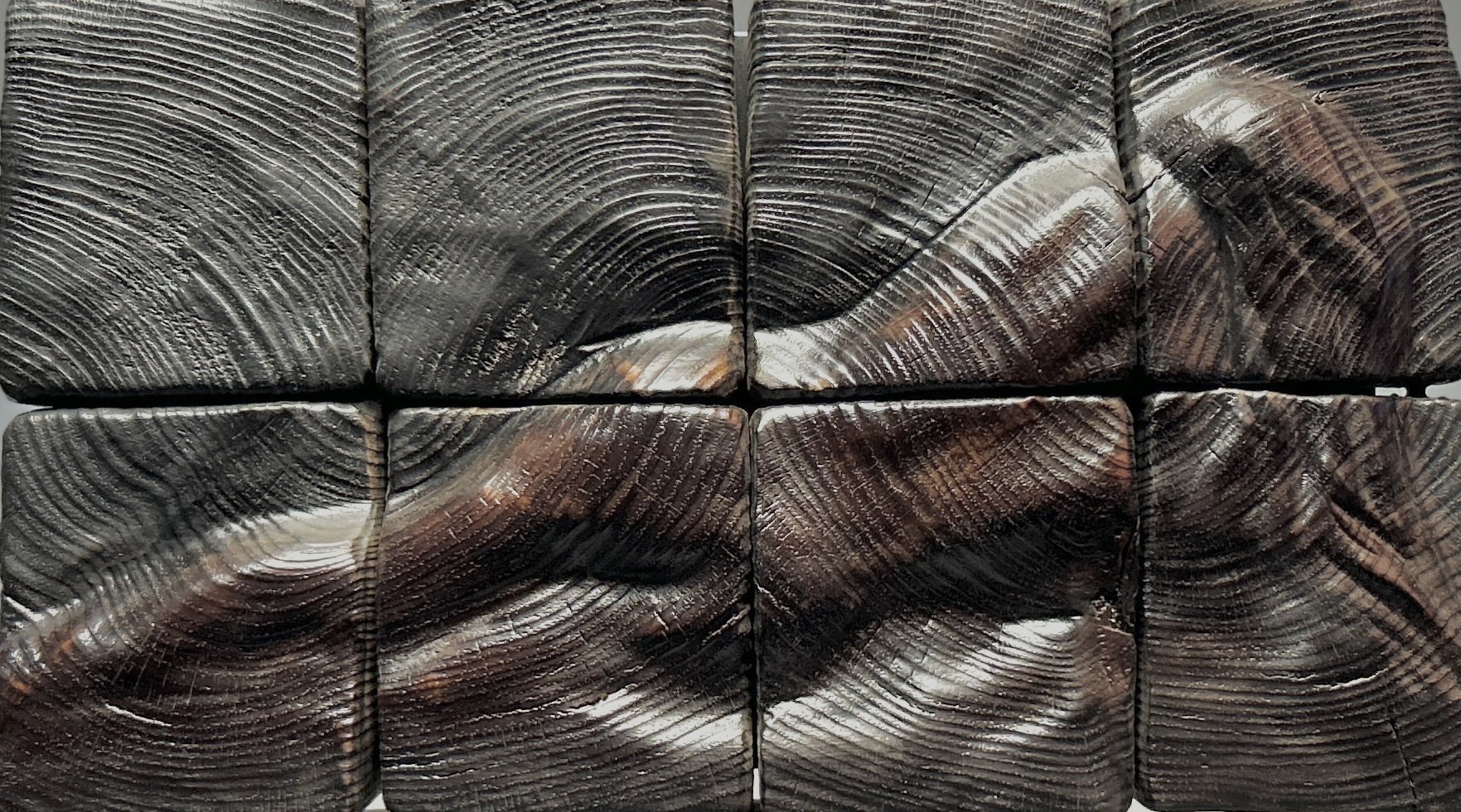 Mystic Radiance, 2024. White Pine — 9 x 16 in.