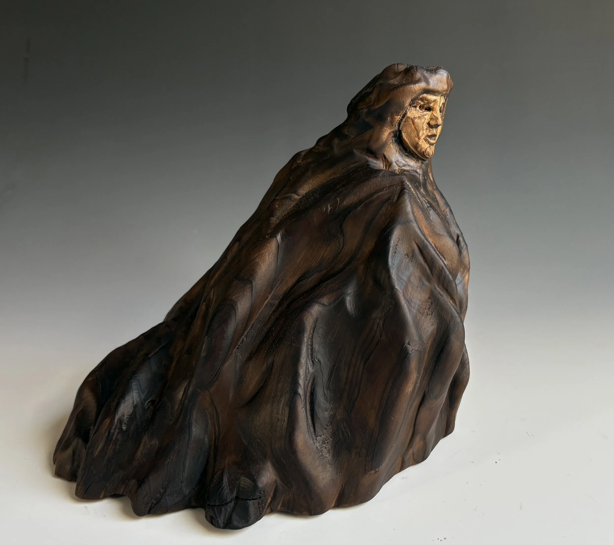 The Nomad, 2024. Atlantic White Cedar — 6 x 7 in. Private Collection