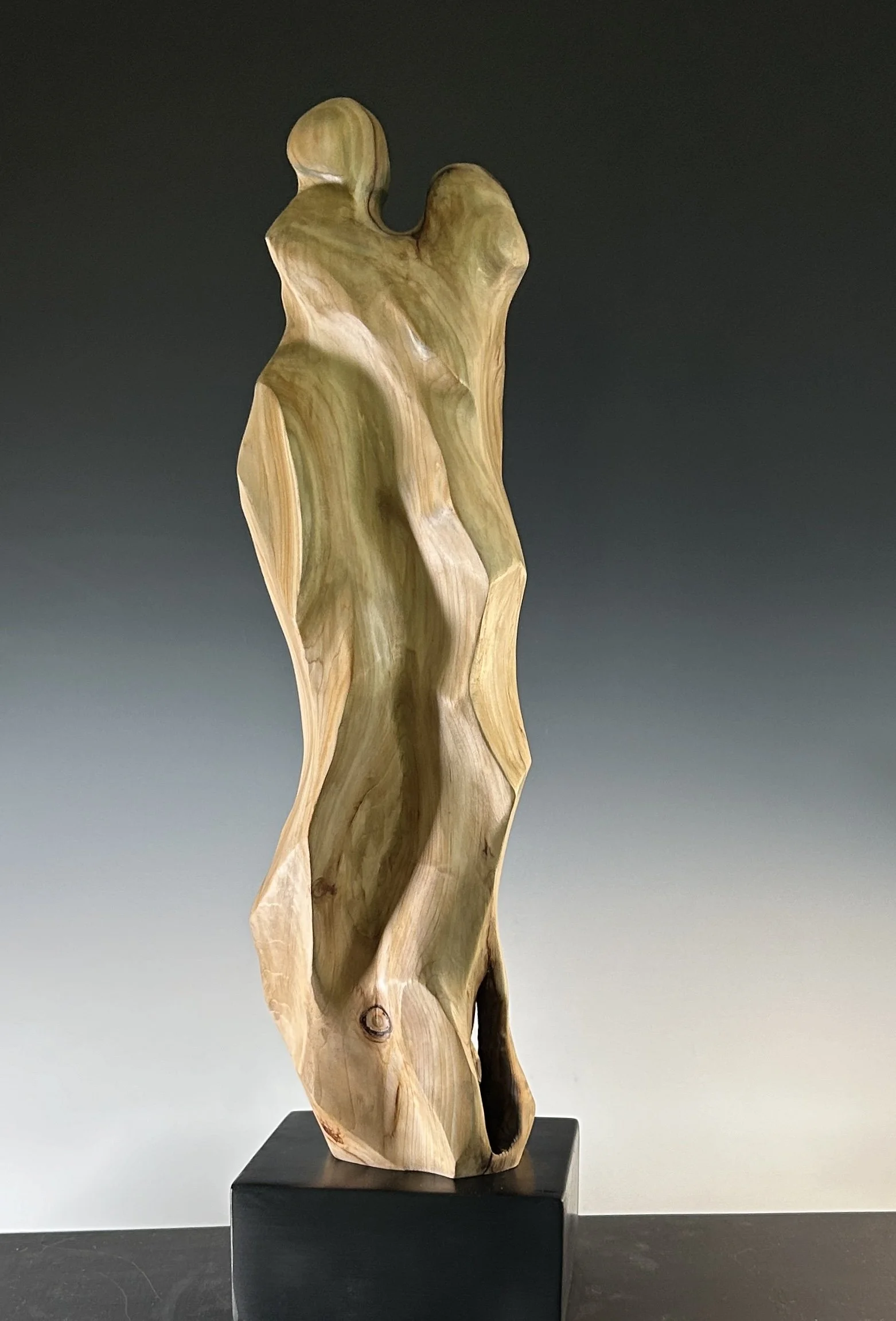 The Throes of Passion, 2024. White Cedar —  21 x 6 in, private collection.