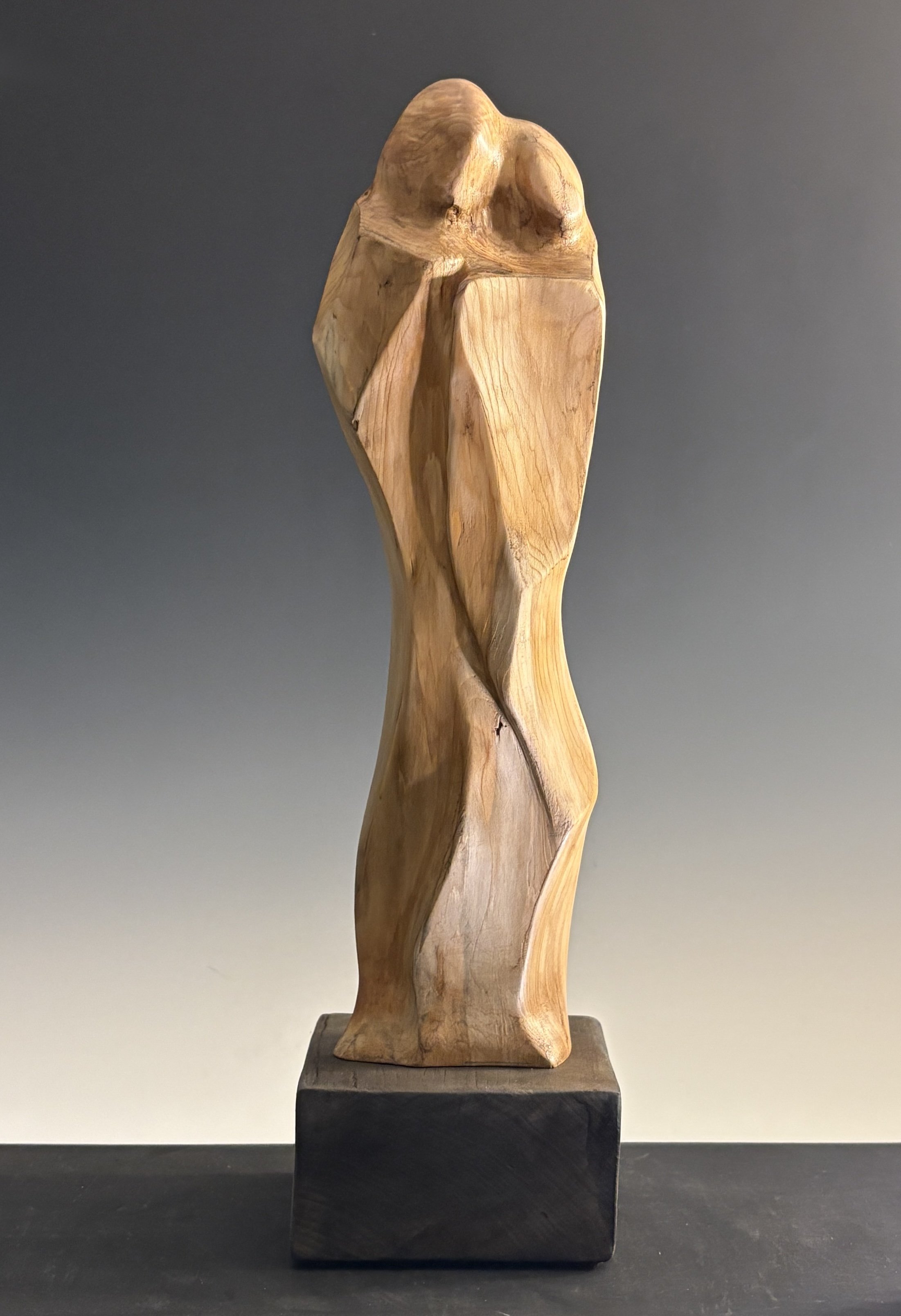 CELESTIAL SOULMATES II
white cedar, 14"
