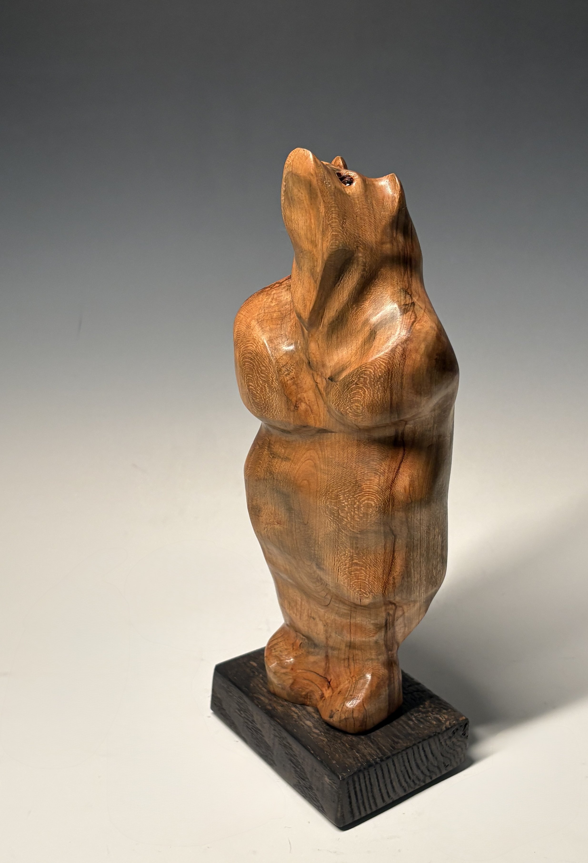 Follow Your Heart — black cherry, 11 x 4 in. Private collection.