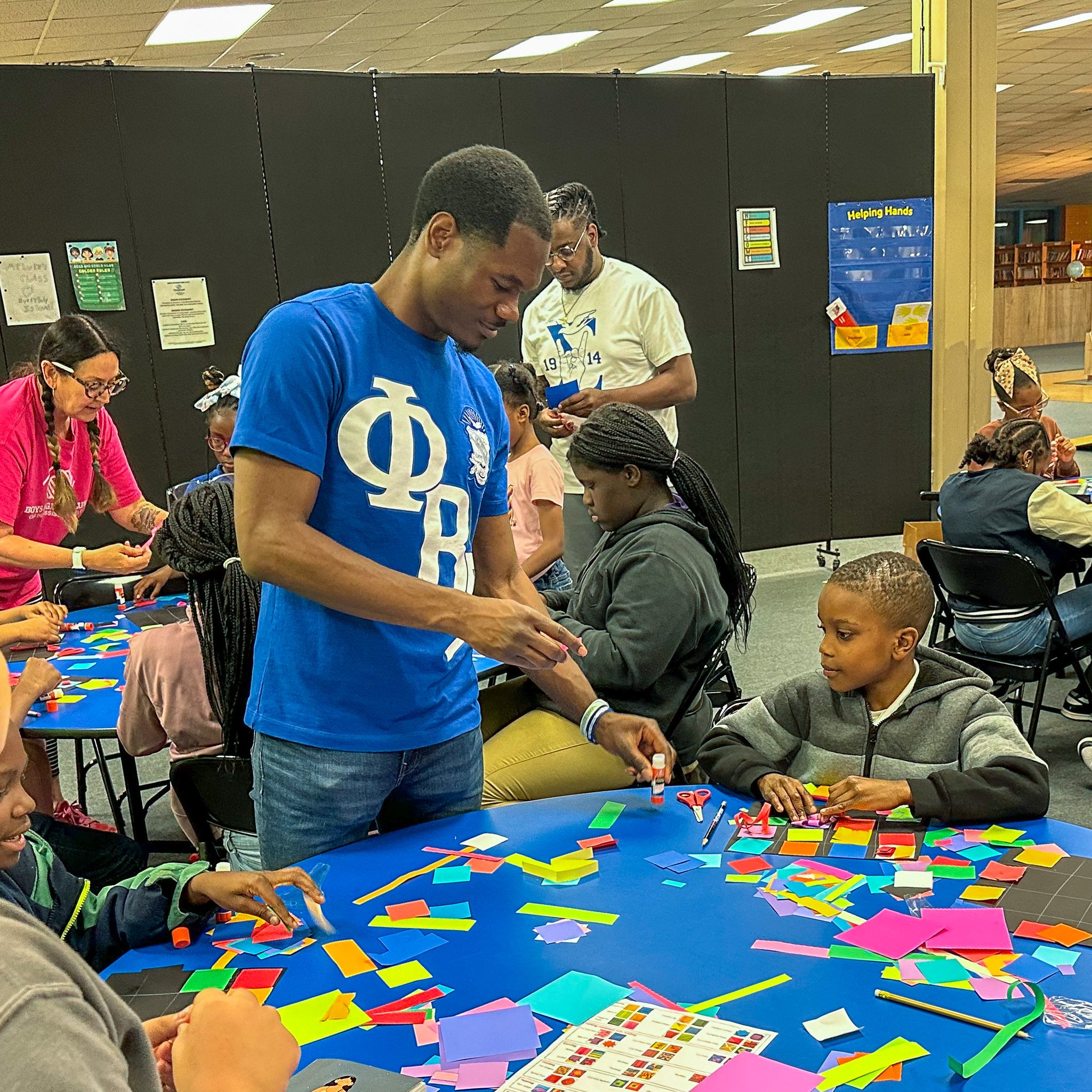 🖌️🤗 Art Meets Brotherhood at the Boys &amp; Girls Club!

Our members enjoyed a special arts and crafts session led by Ms. Yolande and the esteemed Xi Beta Chapter of Phi Beta Sigma Fraternity Inc. It was a day full of creativity, learning, and brot