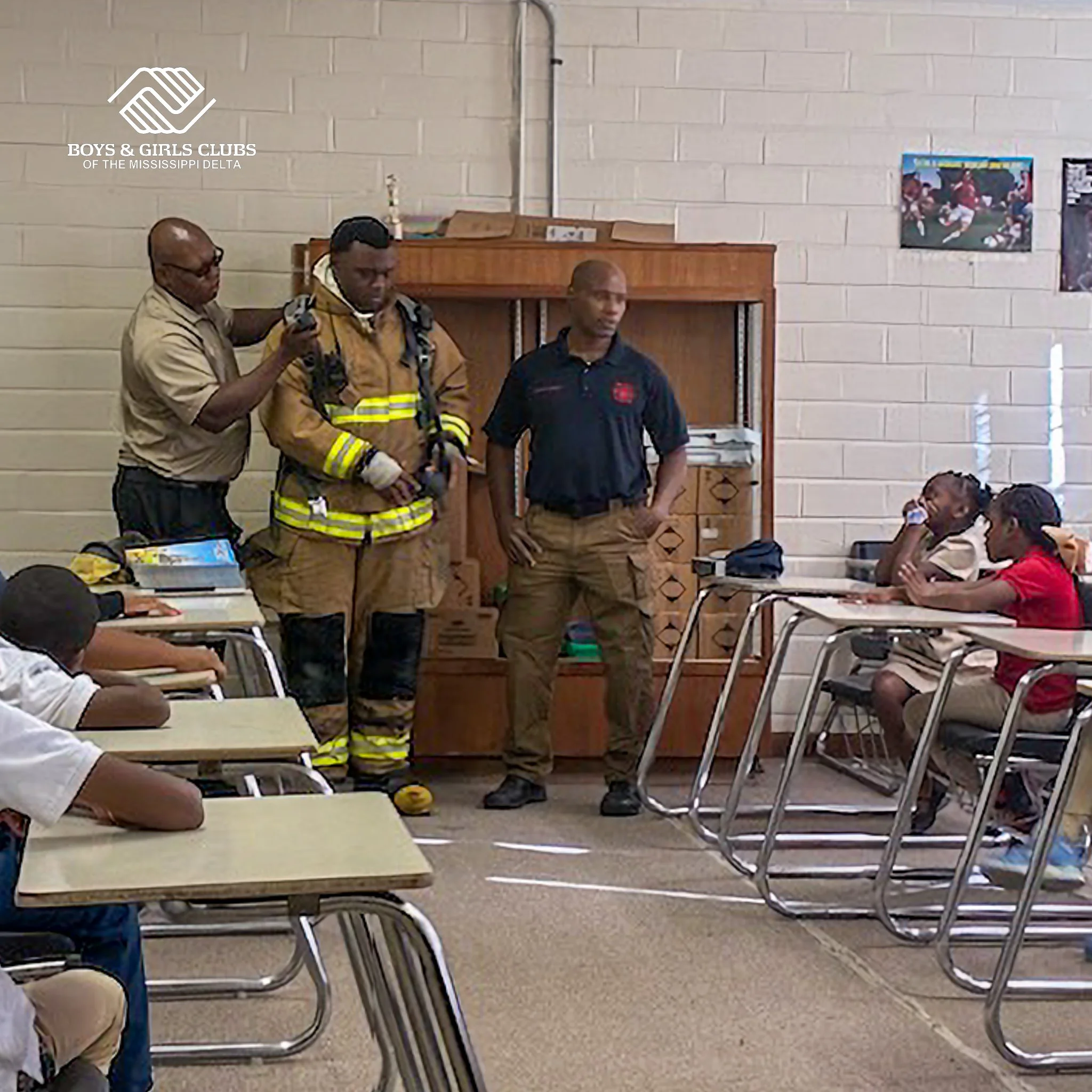 Our Itta Bena members learned all about fire and tornado safety with the local Fire Department! 🚒 Thank you for keeping us informed and safe!