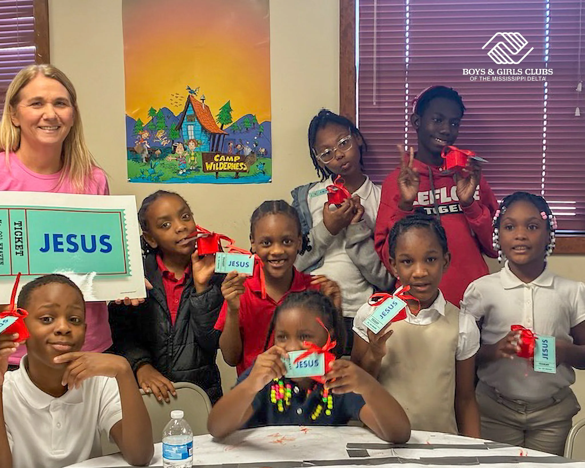 At our Itta Bena Club, members are learning that 'Jesus is a gift.' Look at these adorable crafts they made! #CharacterDevelopment
