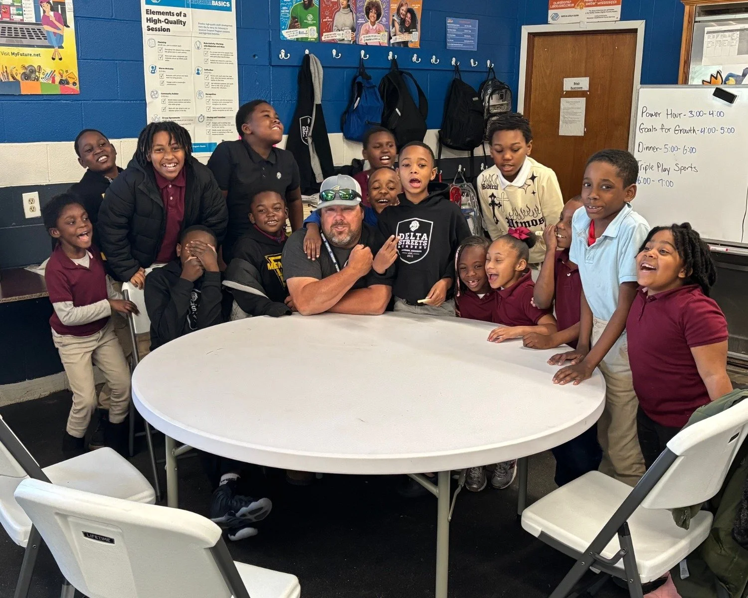 Big shoutout to J.J. Lance from Greenwood Utilities! 🙌
 
J.J. volunteers his time with us during Power Hour, helping our kids at the Greenwood Club stay on track with their homework and build confidence in the classroom. We are so grateful for commu