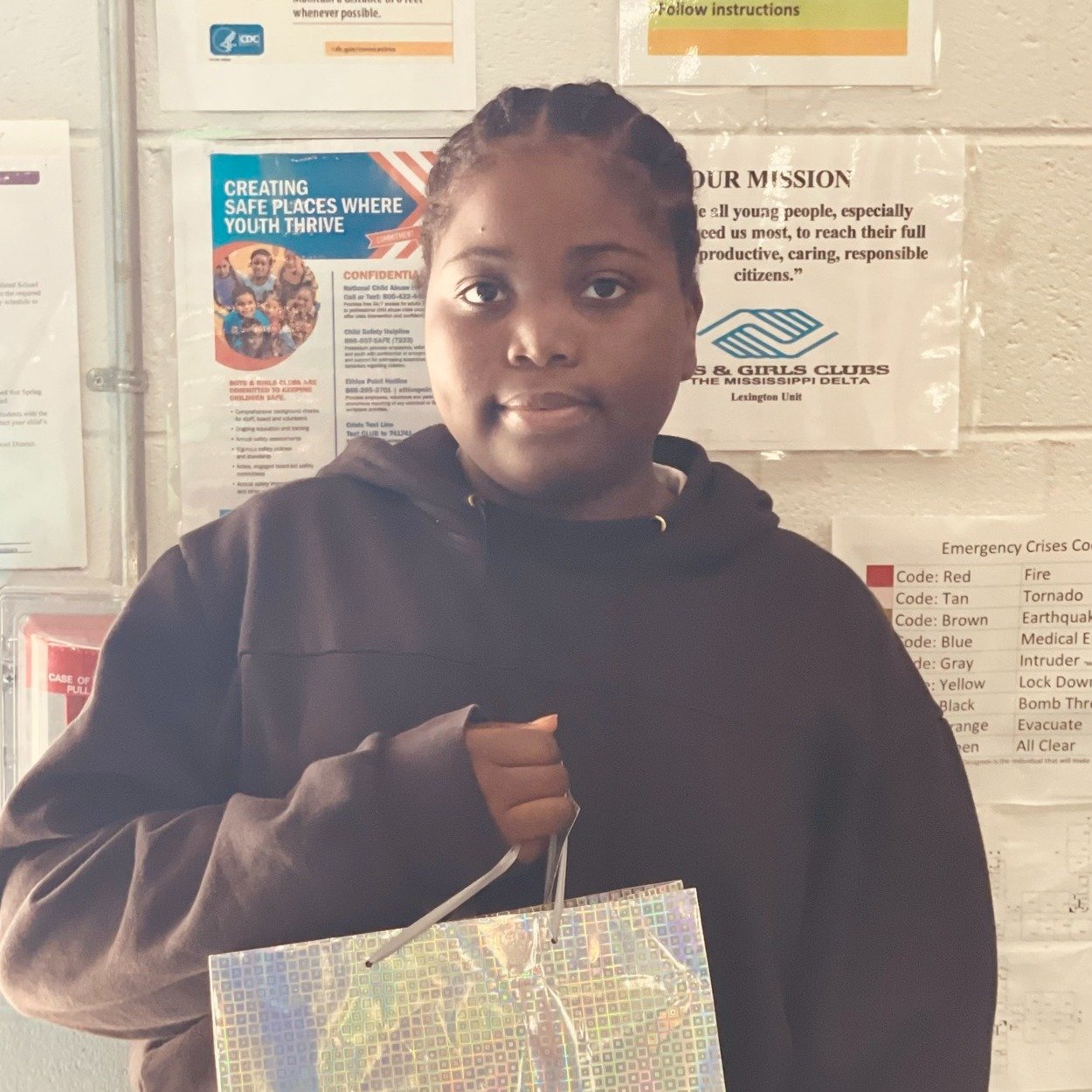 Meet Ty'Liyah G., a fifth grade student of William Dean Jr. Elementary. She has been an active member for two years. Ty'Liyah has recently joined the teen group in her transition to becoming a middle schooler next school year. She enjoys round table 