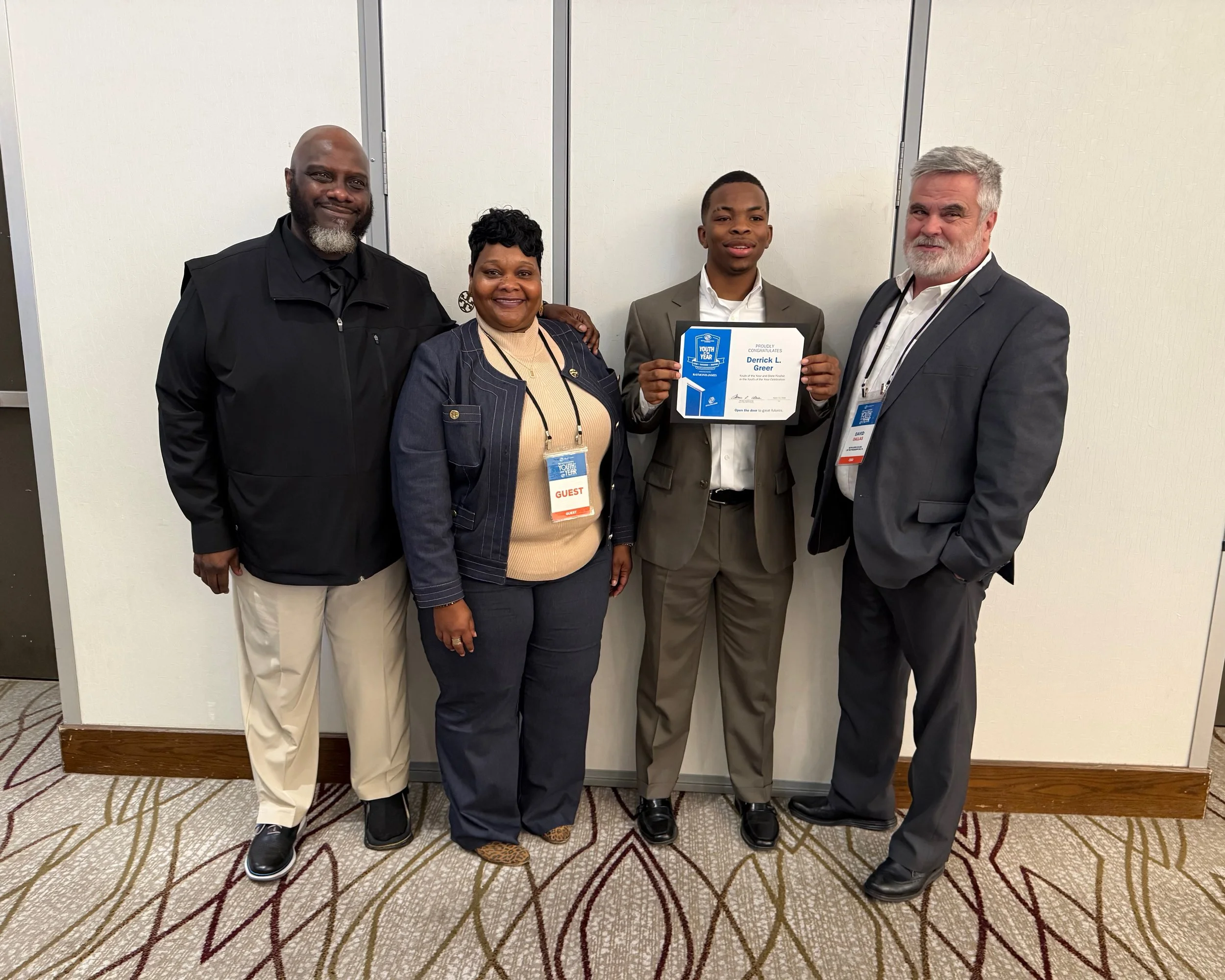 2026 Youth of the Year Derrick G. Represents Holmes County at Mississippi State Competition