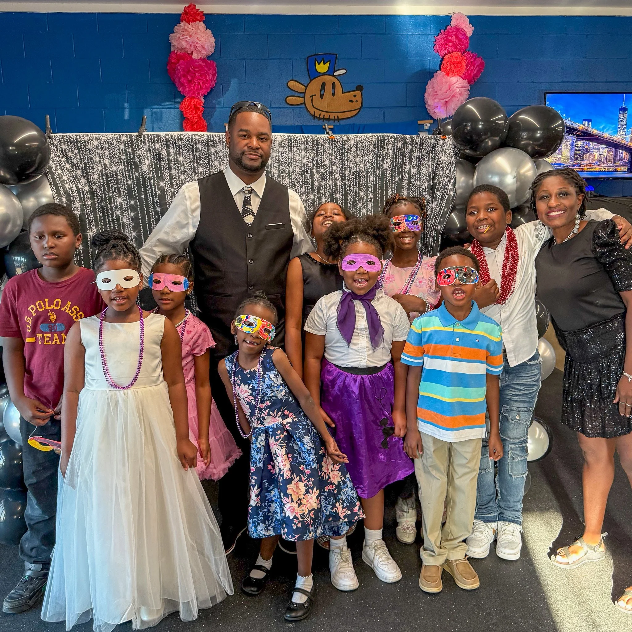 Masked up, dressed up, and SHOWED UP! 🎭✨

Our inaugural Masquerade Ball was a hit, and we are sending a HUGE thank you to our village:

🎈 Xiomy (Balloons by Xi) &ndash; You are THAT balloon lady! Thank you for the magical designs.
🍽️ Angela (Event