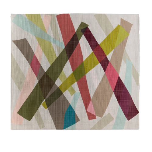 Free Fall 41"h x 46"w $3500 fabric, thread