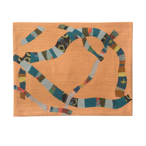 Discovery 20"h x 16"w SOLD Fabric, Thread
