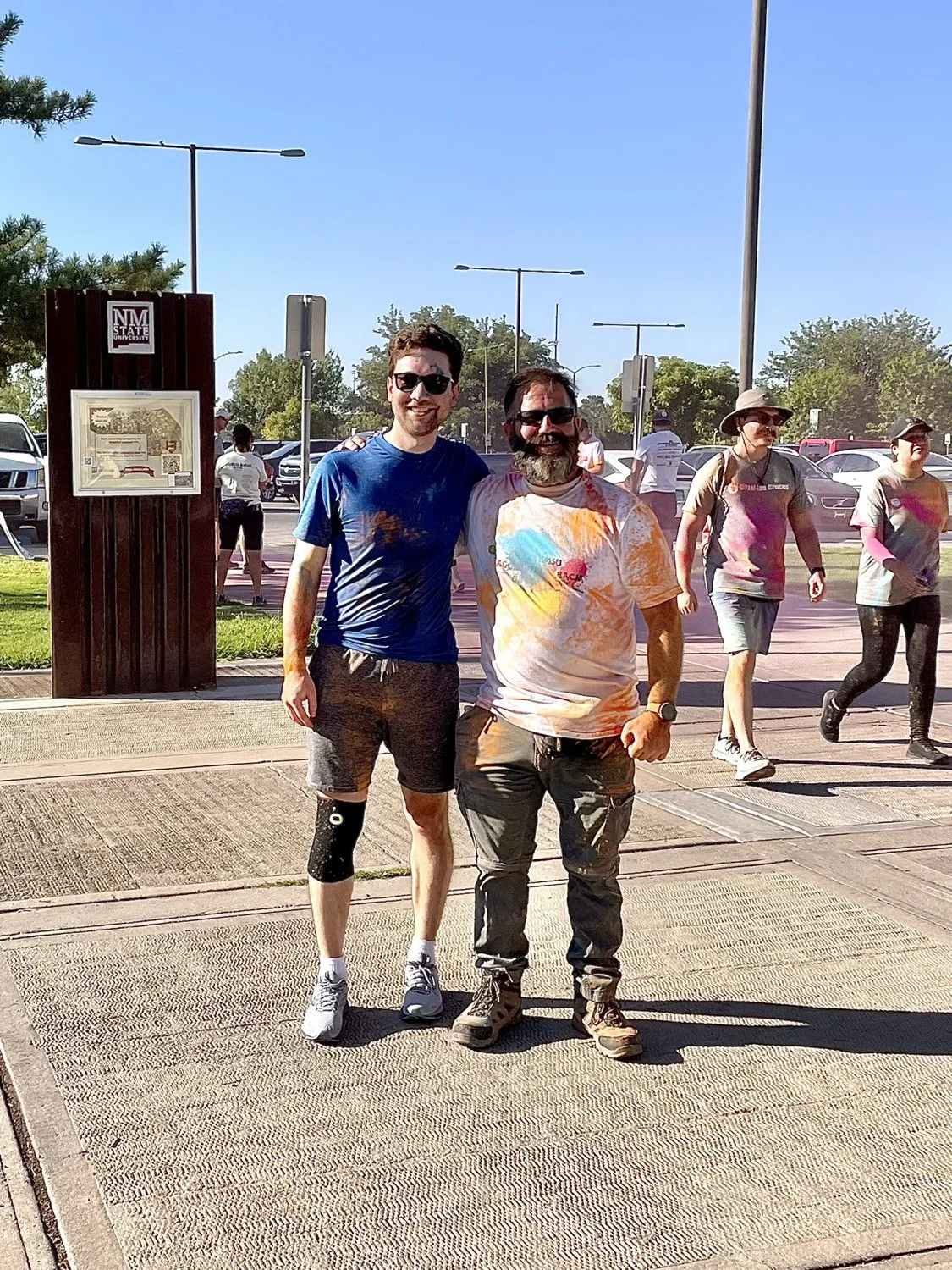QCAM Faculty and students participate in Color Fun Run at NMSU