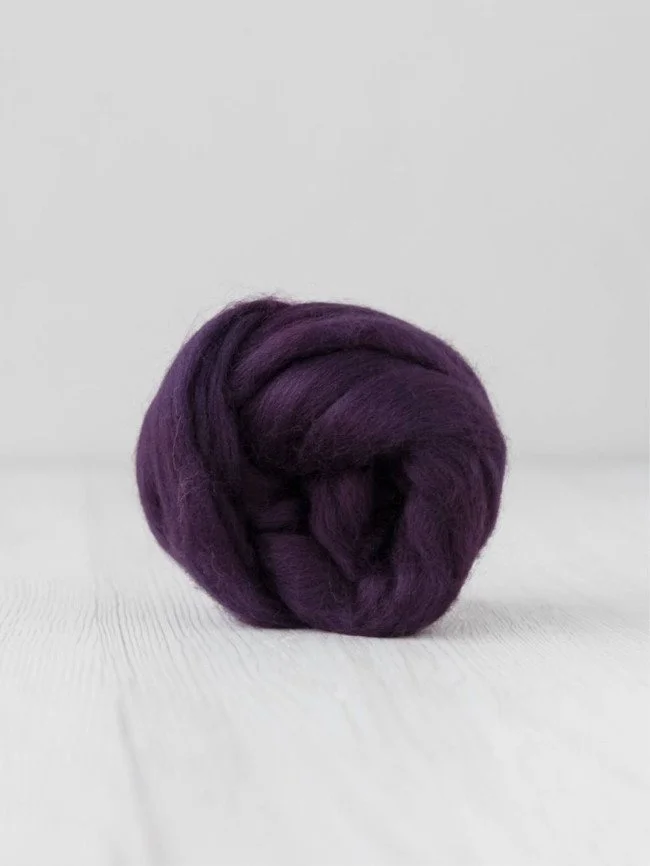 Wool Roving - Blackberry