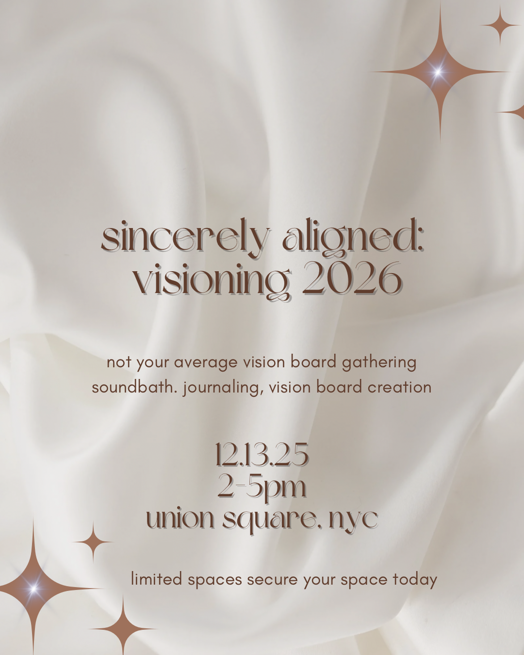 sincerely aligned: visioning 2026