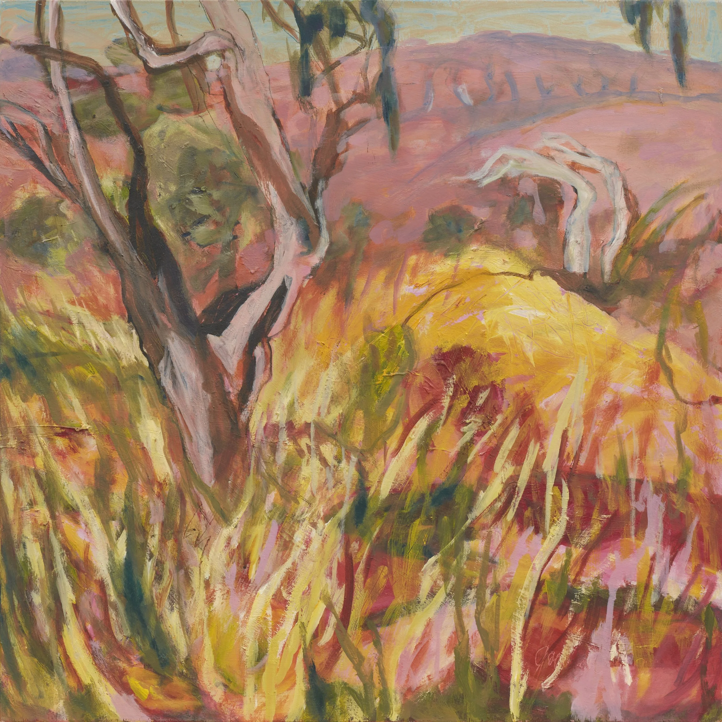 JOANNA_COLE_Painting 202. Familiar Expat, 40x40cm Oil on linenjpg.jpg