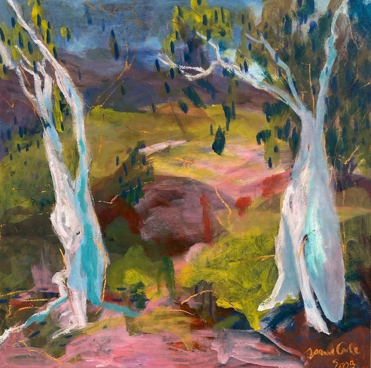 9. PAINTING 275_Sunburnt Country_We treat them, the trees, like kings_50x50_oil on marine ply_ Wingecarribbe AP finalitst JARDAN jpg.jpg