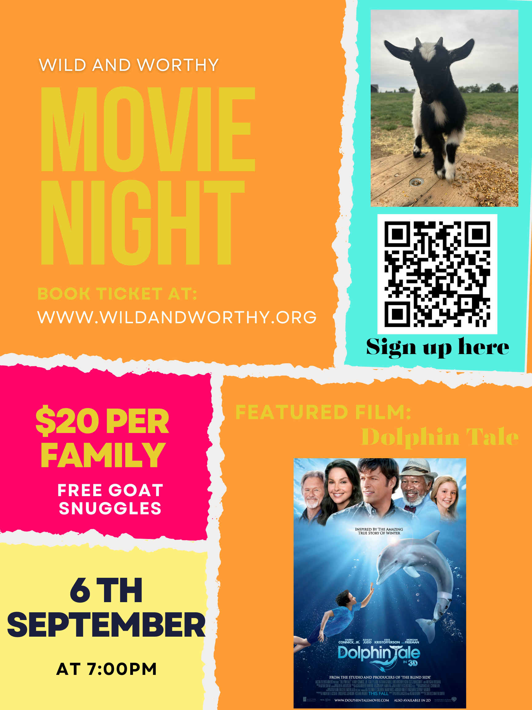 Dolphin Tale Movie Night at the Farm