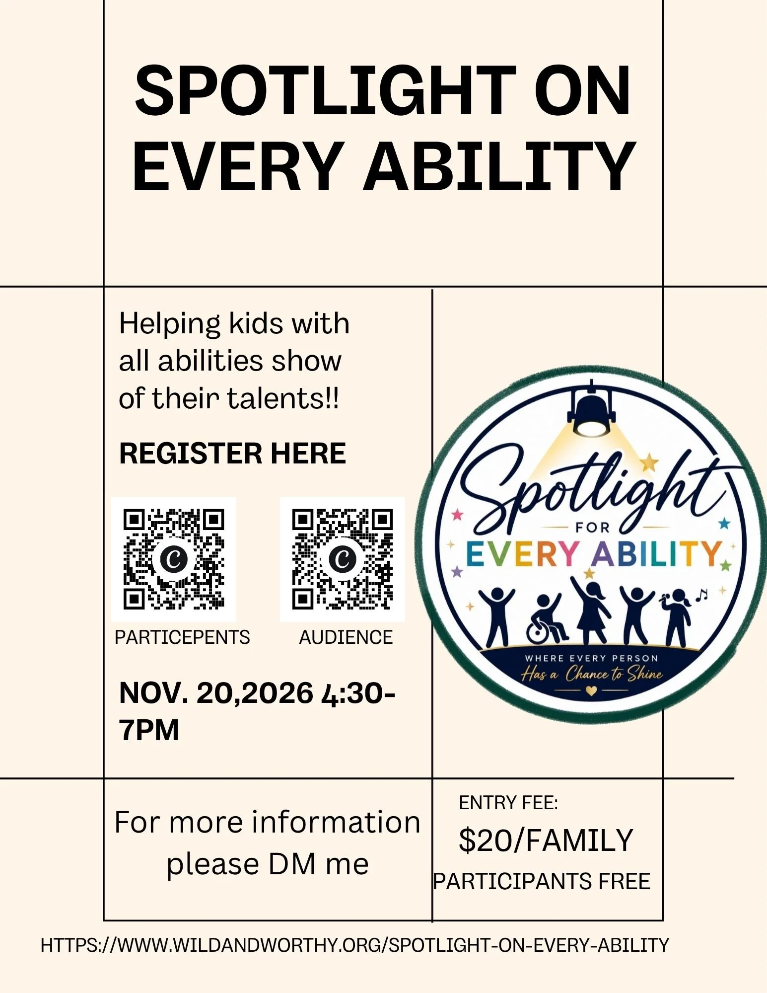 Spotlight On Every Ability