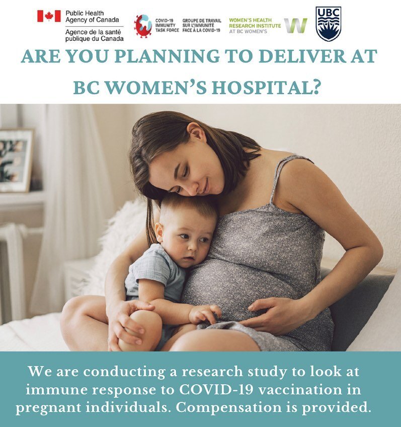 People who are currently pregnant and planning to deliver at BC Women&rsquo;s Hospital this Fall/Winter are invited to participate in the Immune Sub-Study. Particularly, we are looking for individuals who are planning to receive a fall 2023 vaccinati