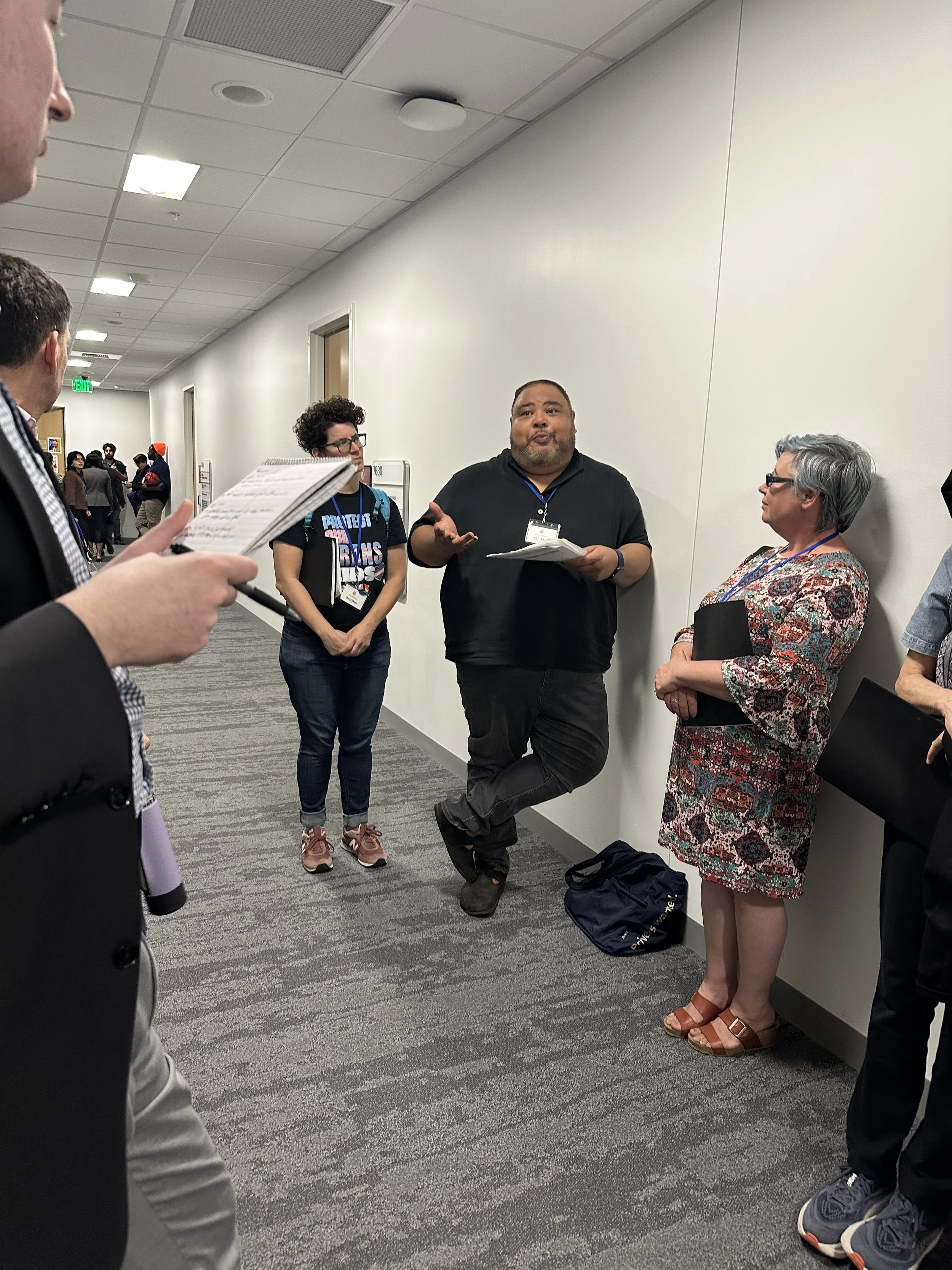 PFLAG LA's Jethro Nededog at 20026 Equality California Advocacy Day.