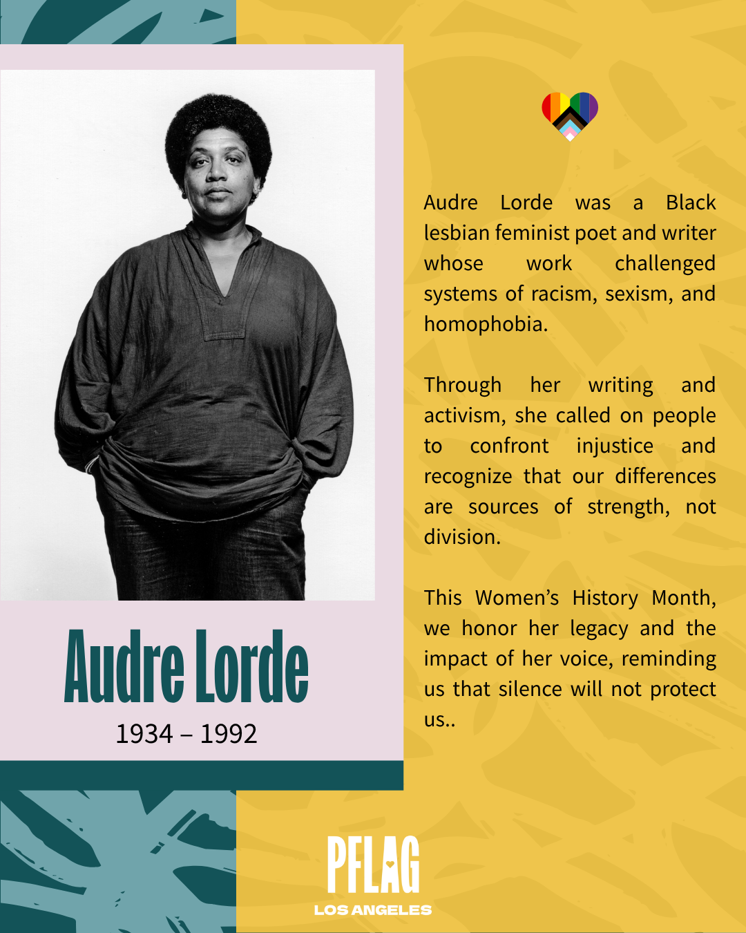 Women’s History Month: Audre Lorde and the Strength in Our Differences