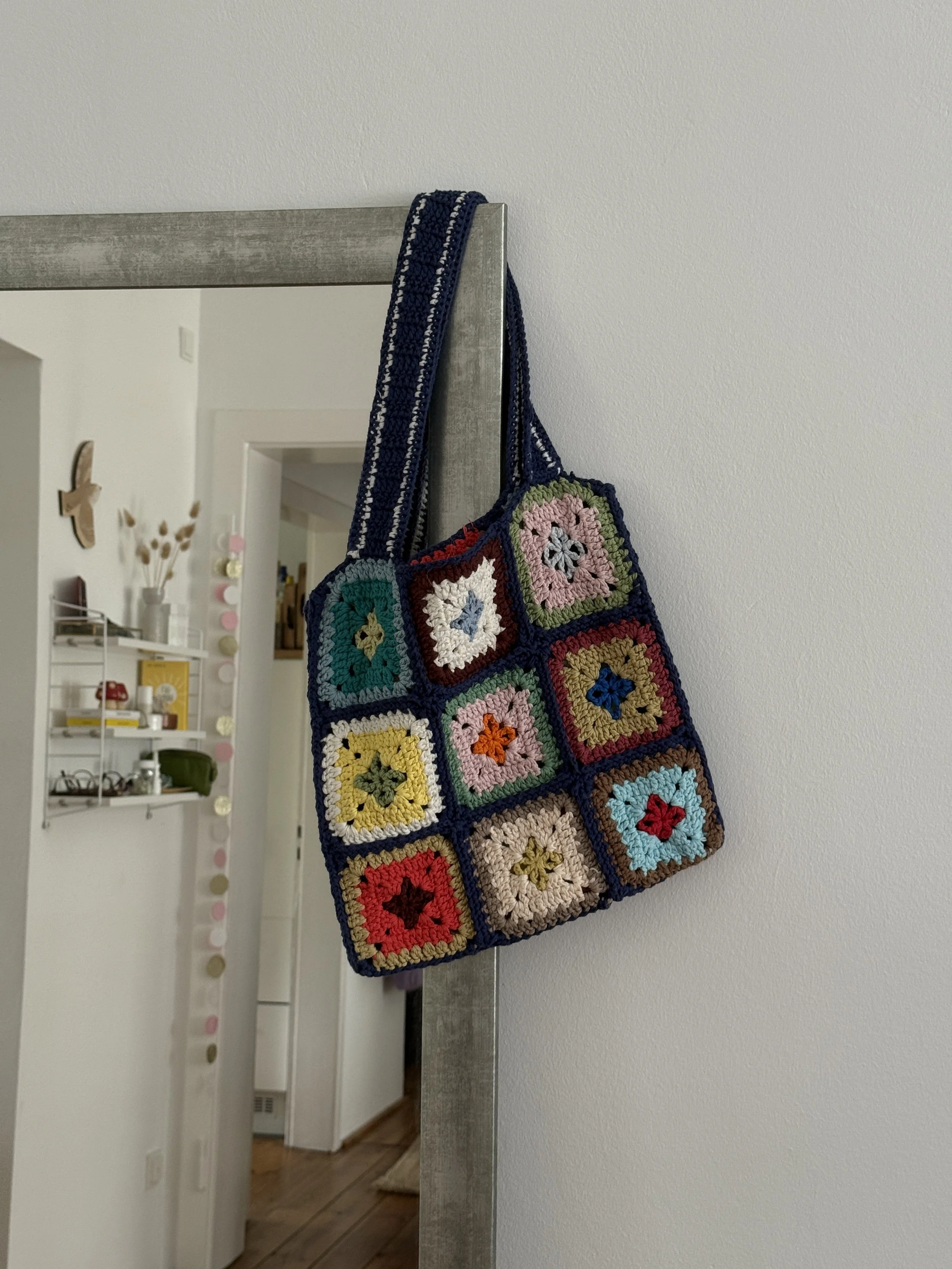 Granny Square Birthday Bag Crochet Pattern