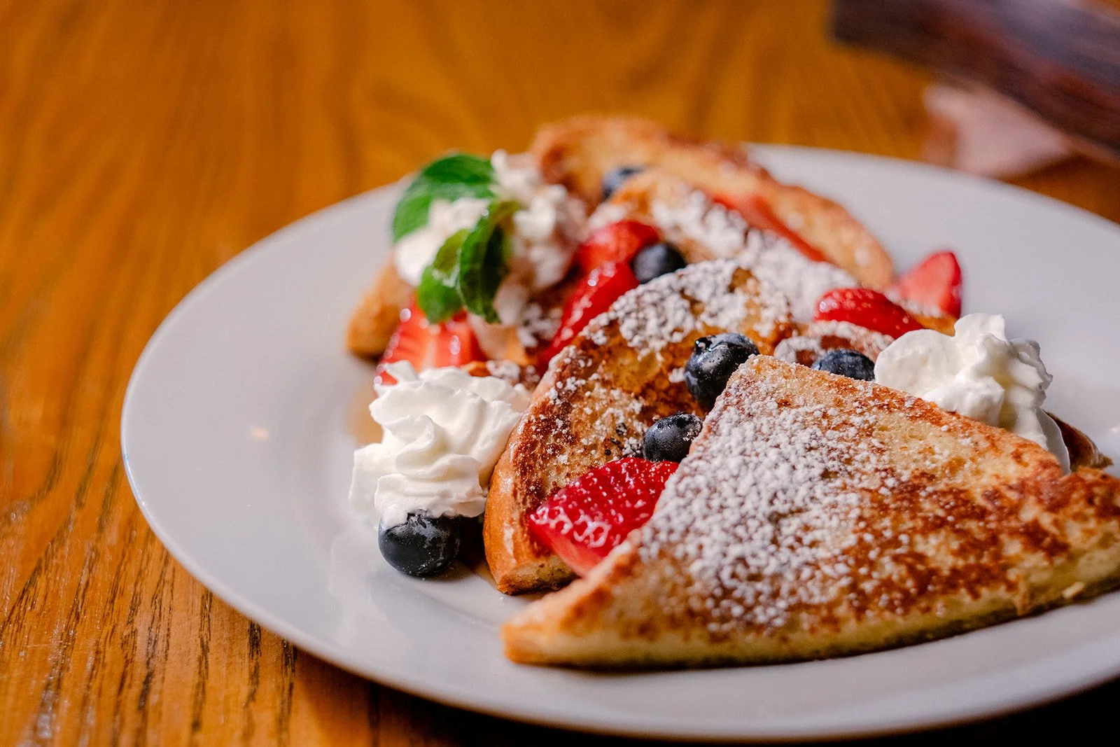 delicious french toast brunch dish