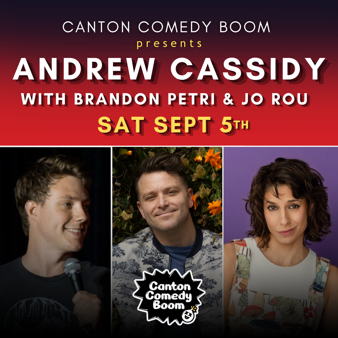 Andrew Cassidy at Canton Comedy Boom