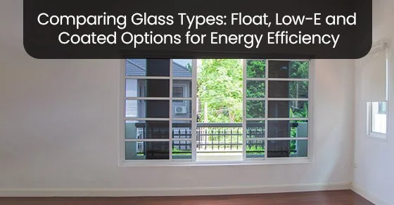 Comparing glass types: Float, low-e and coated options for energy efficiency