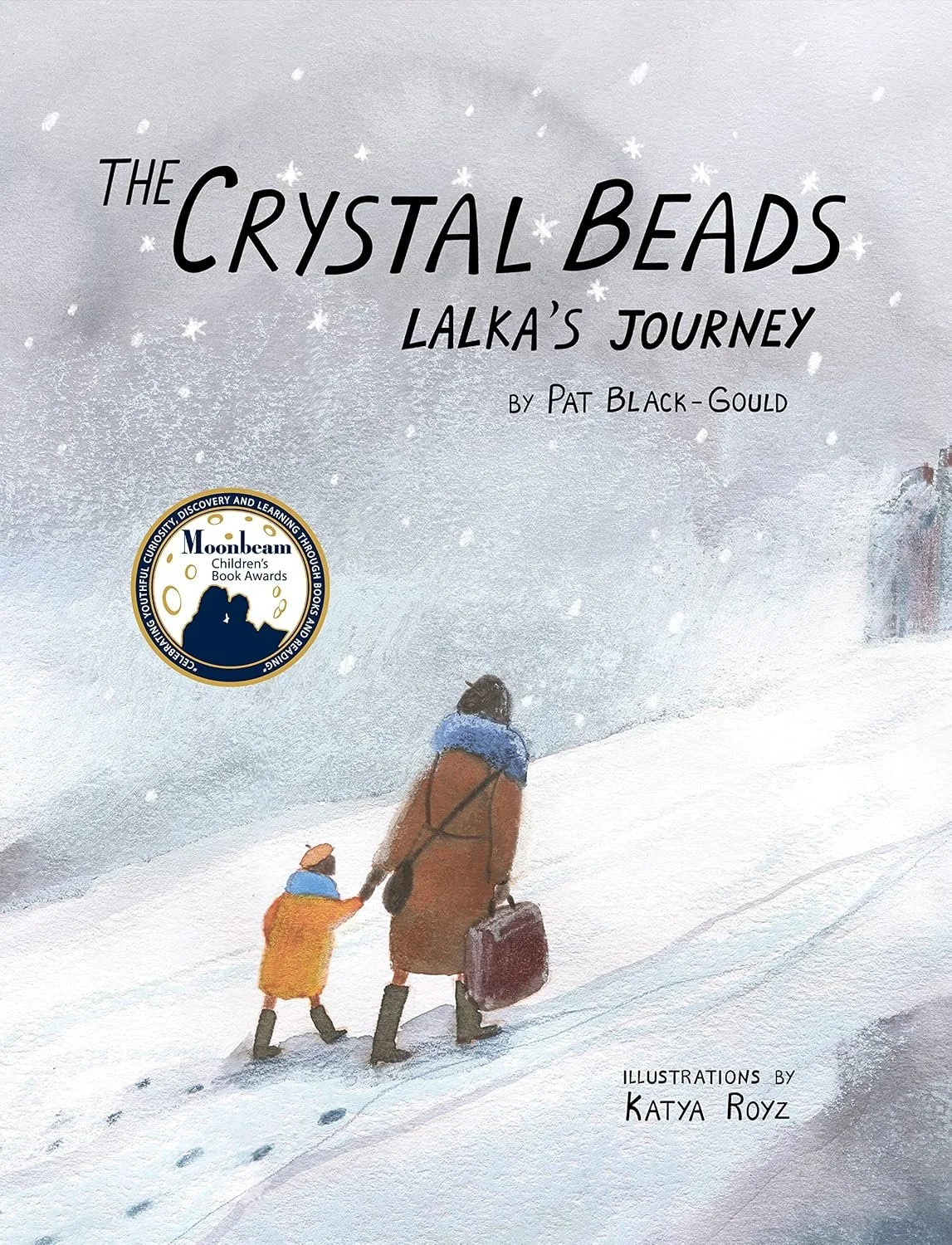Book cover of "The Crystal Beads" by Patricia Black-Gould. Line and copy editing services provided by Dakota for this childrens book.