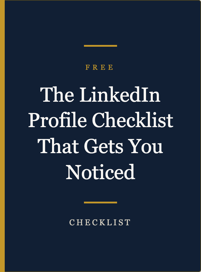 FREE: Linkedin Checklist
