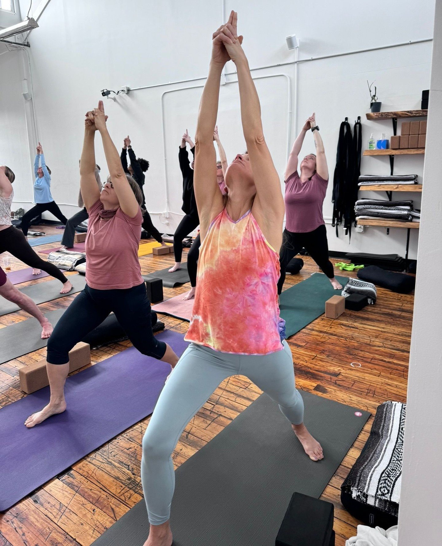 We are not just &quot;doing&quot; the poses.  We are &quot;feeling&quot; them, &quot;creating&quot; them, &quot;expressing&quot; them.  Our thoughts, feelings, actions have all become one.
