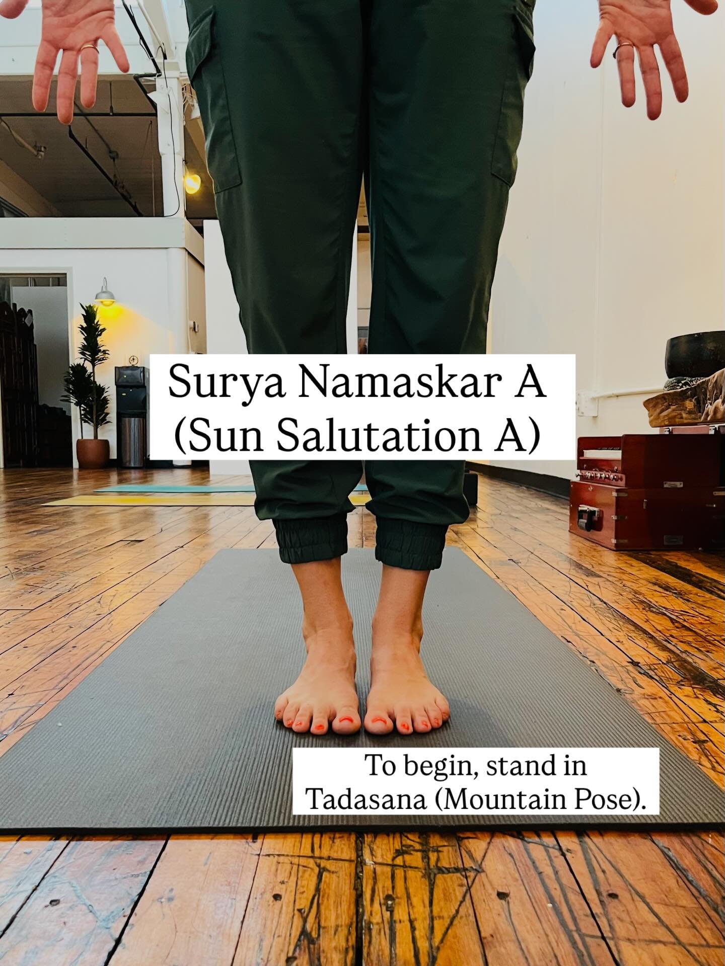 An invitation to practice, with a salute to the sun: can you take five minutes to bring some attention to your breath, some heat to your body, some clarity to your mind?

As always, we thank you for practicing.