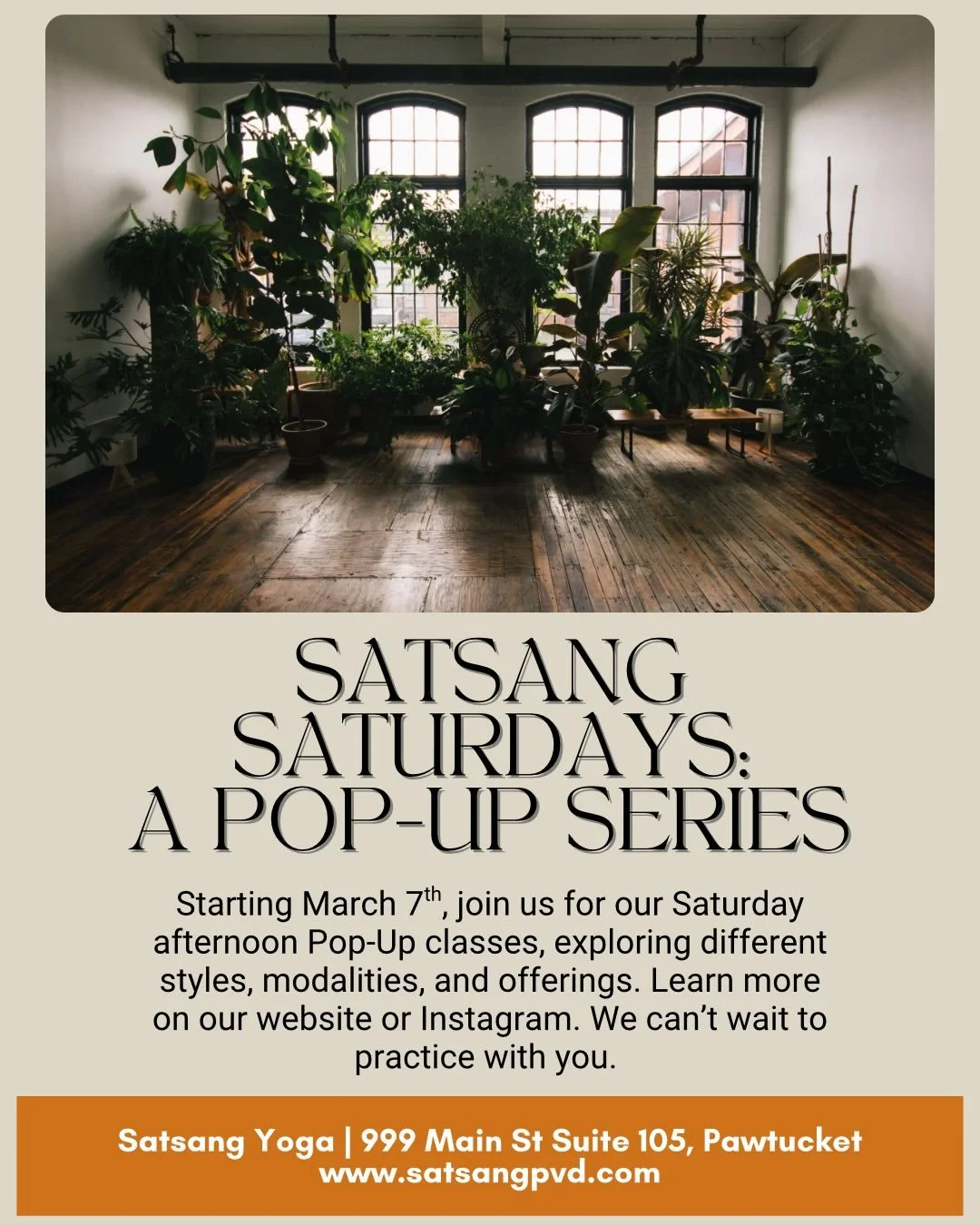 We are very excited to introduce our new Saturday Pop-Up series! 

Tomorrow! We invite you to carve out some time for yourself to restore, and to soften, led by Emeran. Link in bio.