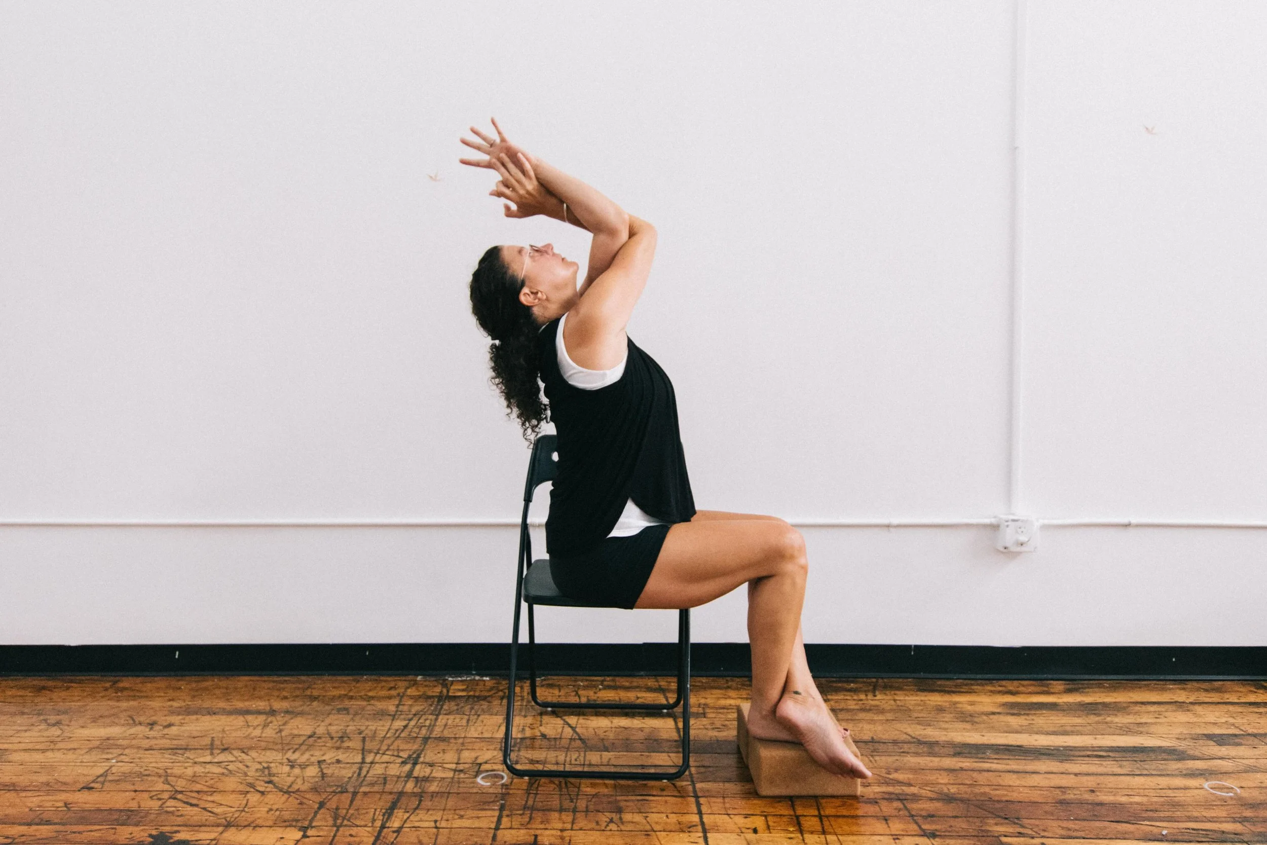 So many opportunities to practice, to find a sense of quiet, a moment to focus. Visit us in-studio, or join us online, for Chair Yoga every Tuesday with Danielle! Chair Yoga is an excellent way to come to the practice for the first time, to return to