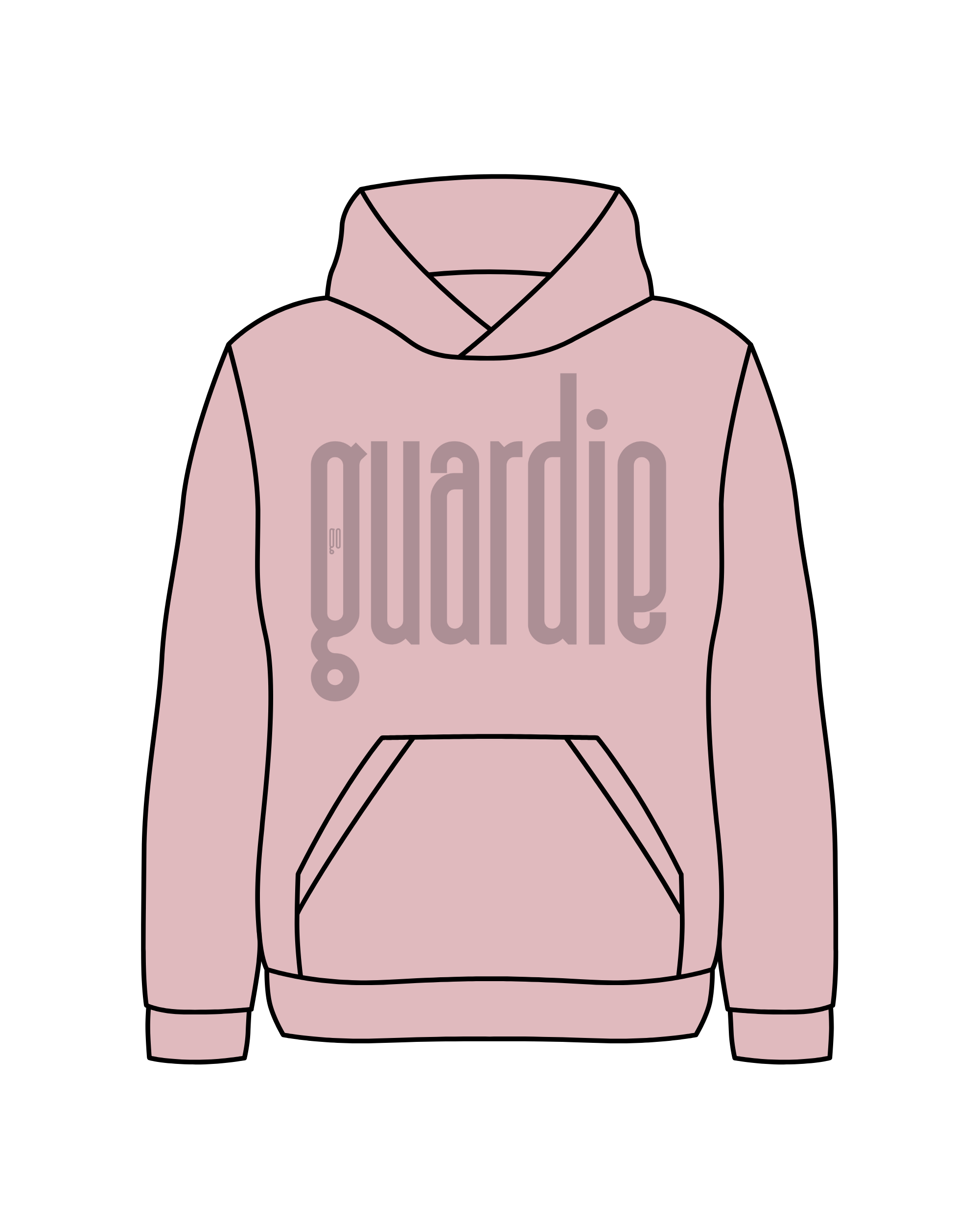 Rose Gold Shimmer Hoodie