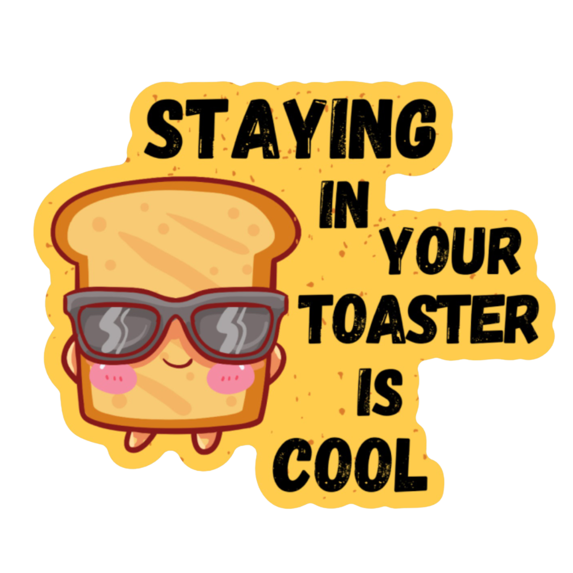 Toaster Sticker