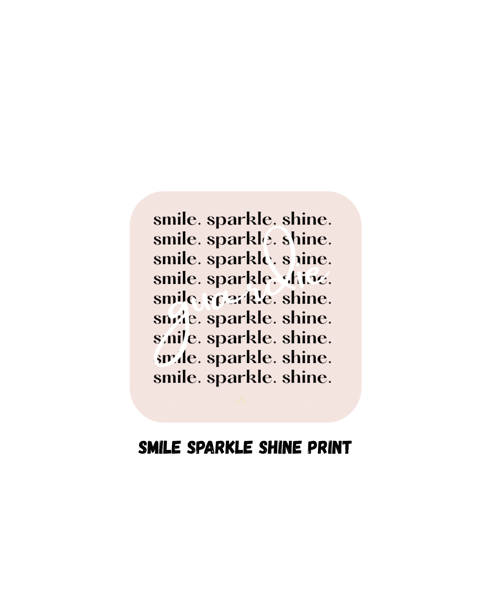 Smile, Sparkle, Shine- Pink Jewelry Box