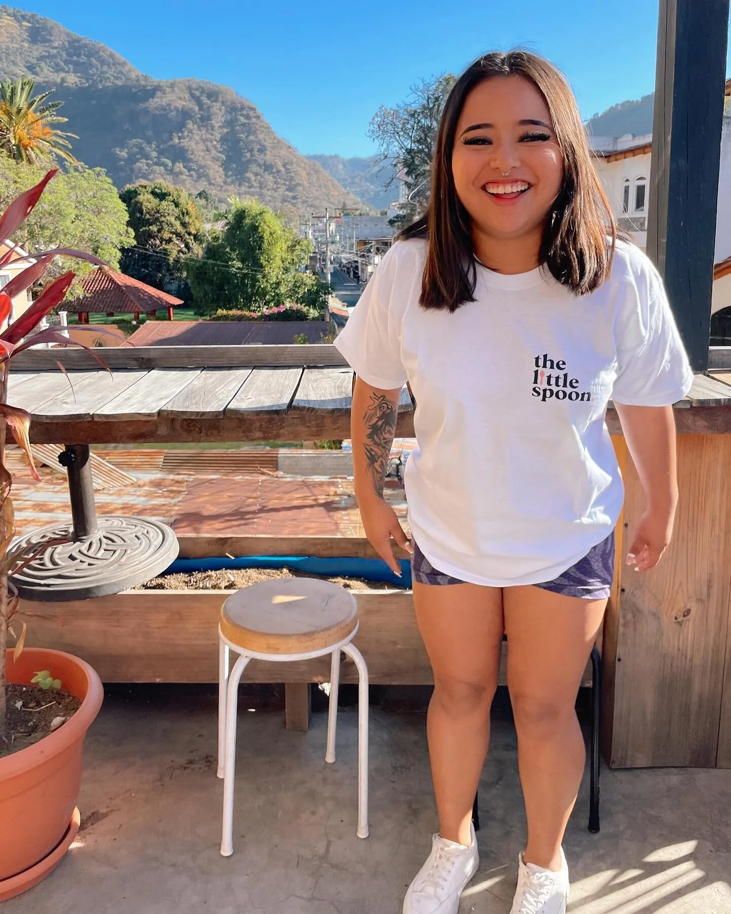 🚨 MERCH DROP 🚨 

T-shirts now available 👕 

Made and printed in Guatemala 🇬🇹 

3 colours available 🩷🩵💚

Variety of sizes: &bull; XS &bull; S &bull; M &bull; L &bull; XL &bull; 🚻

Original art by @xmari_huanax 🎨 

Stop by the little spoon to
