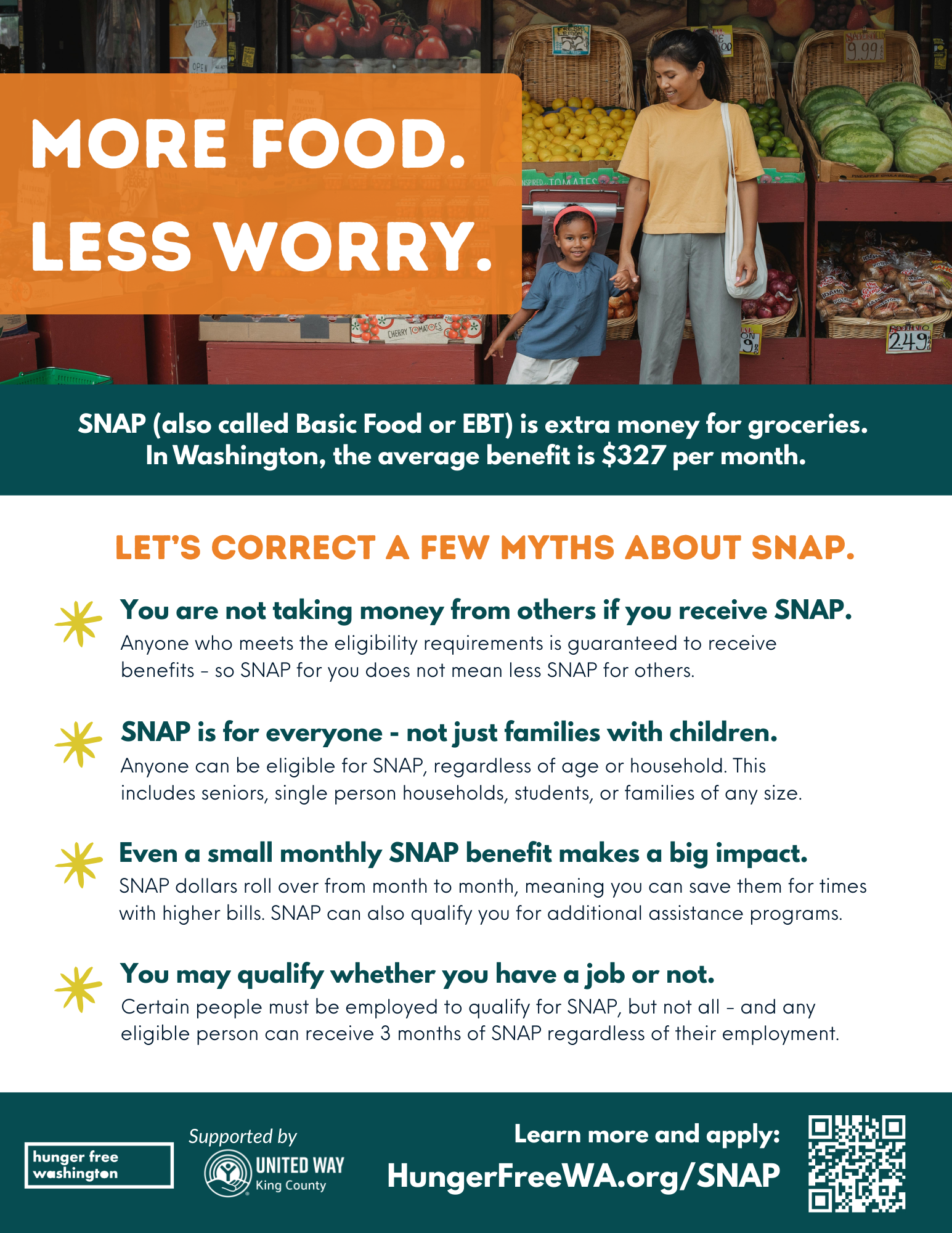 SNAP Myths Flyer