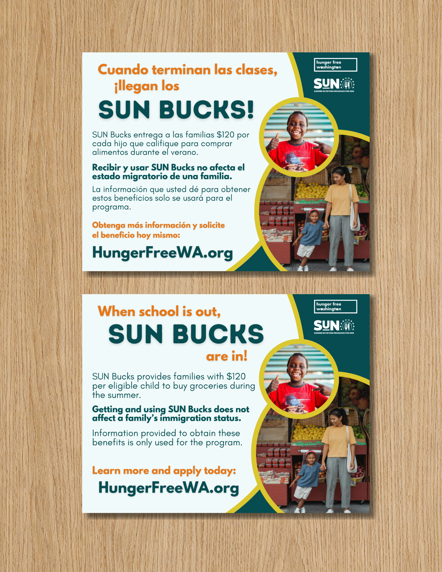 SUN Bucks Immigration Postcard