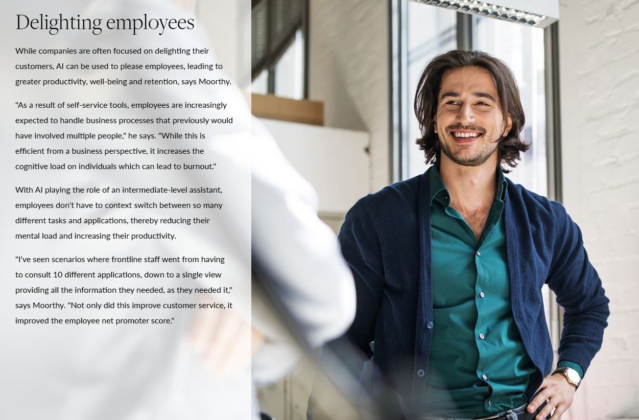 Delighting employees