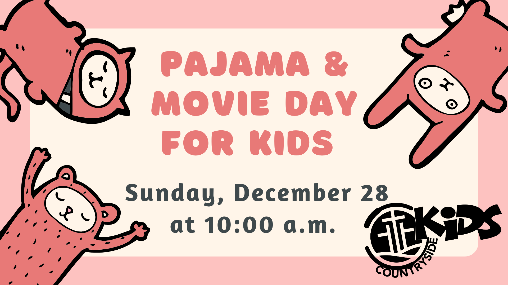 Kids Pajama and Movie Day!