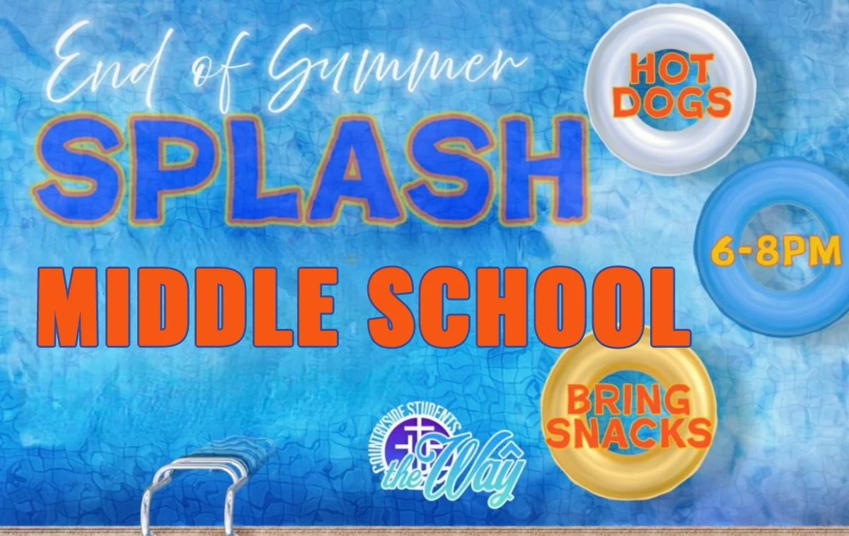 Middle School End of Summer Splash
