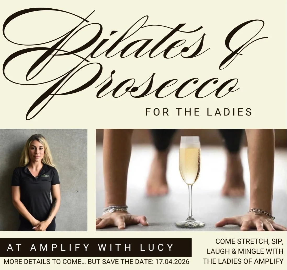 🚨SAVE THE DATE - 17th of April🚨
It&rsquo;s our first of many Member Social Events of 2026 - This one also fitting into our Mobility Month goals (plus some sneaky bubbles) 🥂
Coach Lucy is hosting a Mat Pilates Session at Amplify, and we are also pr